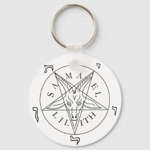 Seal of Baphomet Key Ring