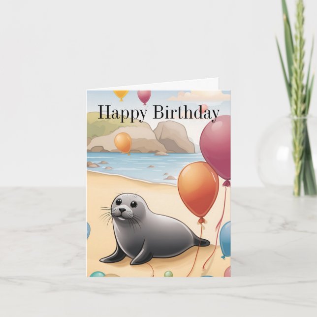 Seal of Birthday Bliss: Birthday Card (Front)