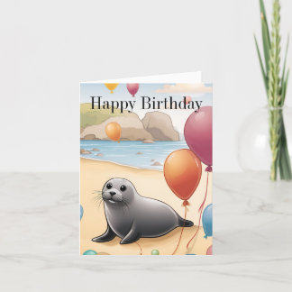 Seal of Birthday Bliss: Birthday Card