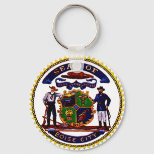Seal of Boise, Idaho Key Ring