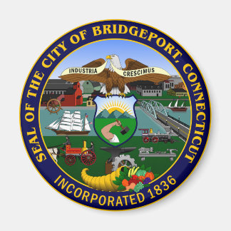 Seal of Bridgeport, Connecticut Magnet