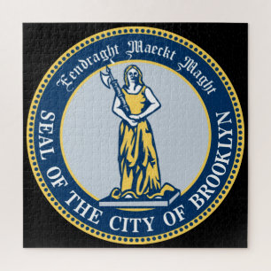 Seal of Brooklyn (Borough in New York City) Jigsaw Puzzle
