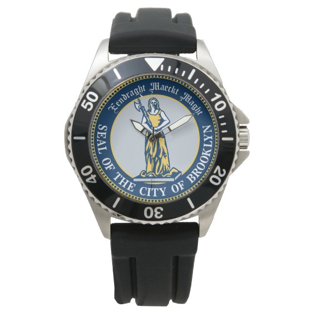 Seal of Brooklyn (Borough in New York City) Watch (Front)