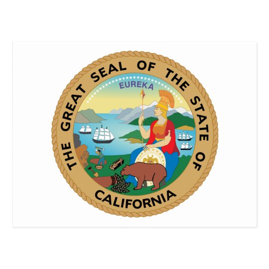 Seal of California Postcard