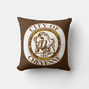 Seal of Cheyenne, Wyoming Cushion