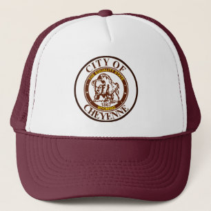 Seal of Cheyenne, Wyoming Trucker Hat