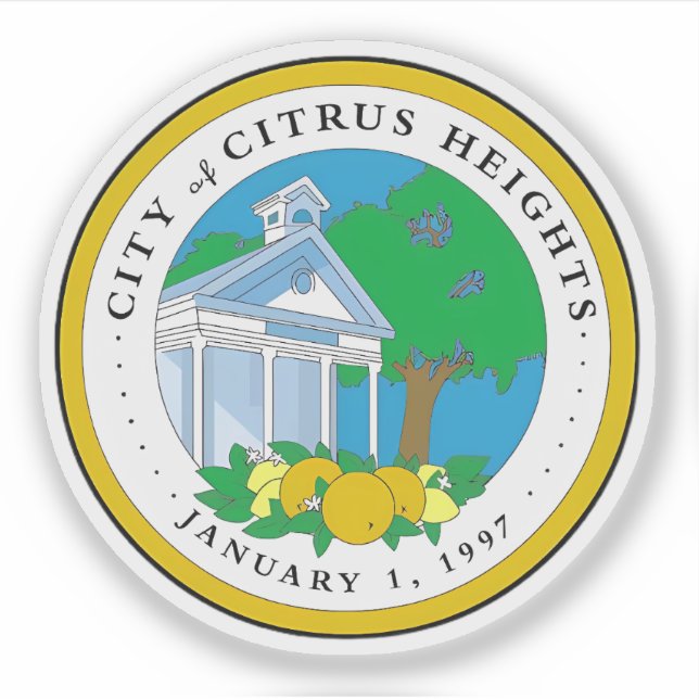 Seal of Citrus Heights, California, USA (Front)