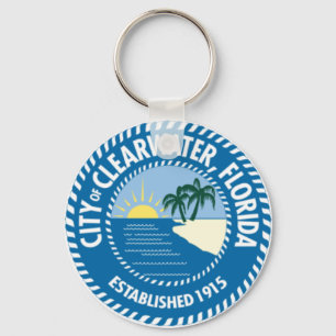 Seal of Clearwater, Florida Key Ring
