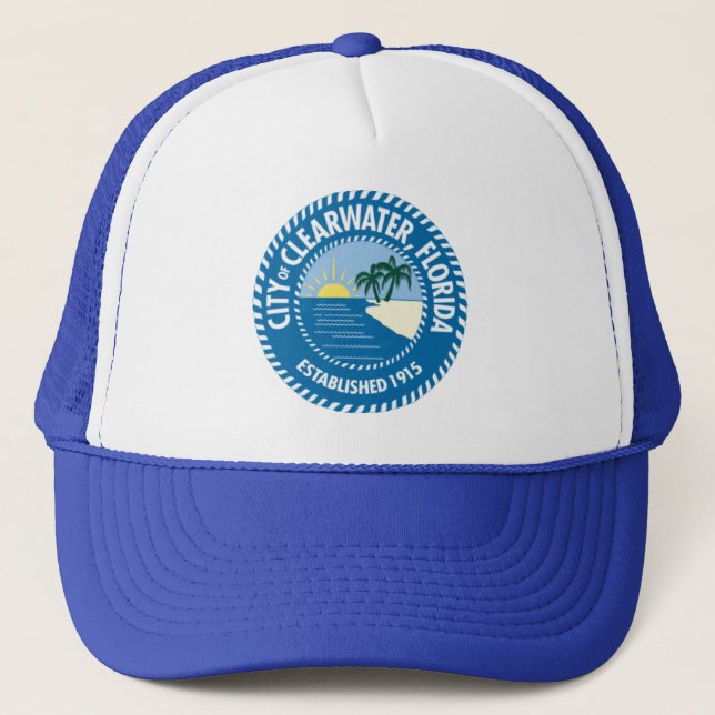 Seal of Clearwater, Florida Trucker Hat (Front)