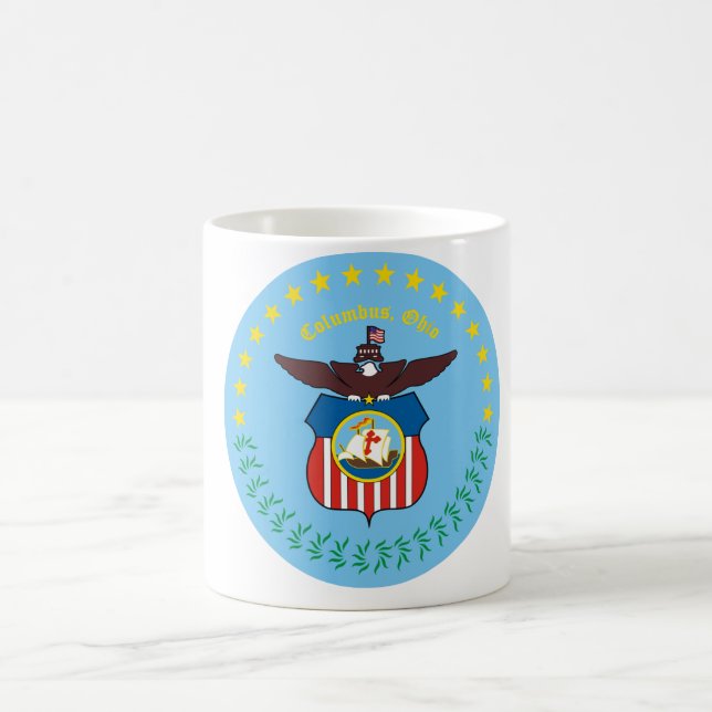 Seal of Columbus, Ohio Coffee Mug (Center)