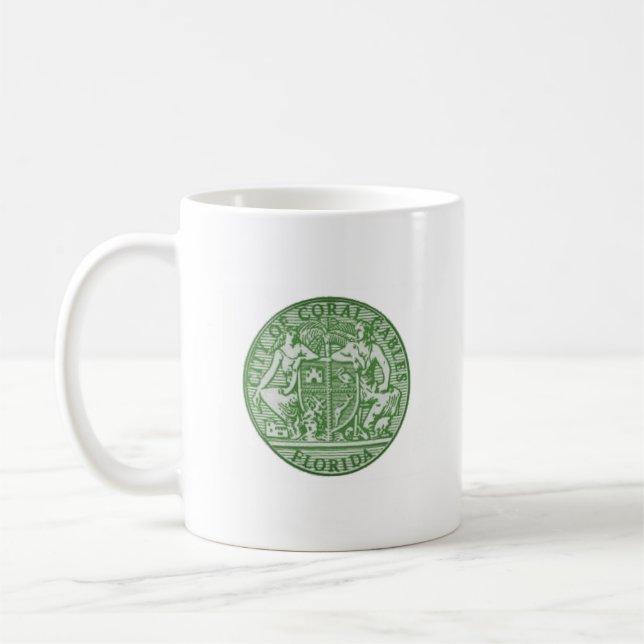 Seal of Coral Gables, Florida Coffee Mug (Left)