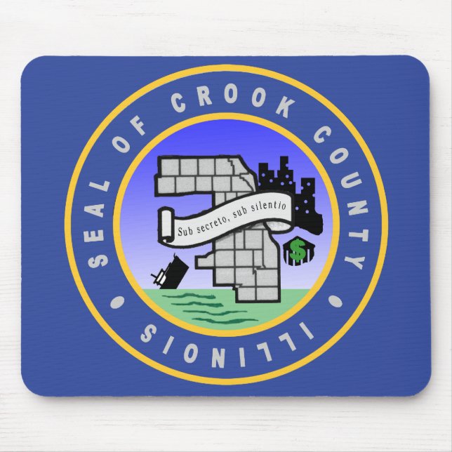 Seal Of Crook County Mouse Pad (Front)