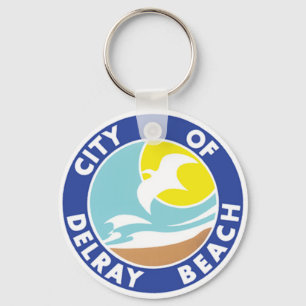 Seal of Delray Beach, Florida Key Ring