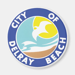 Seal of Delray Beach, Florida Magnet
