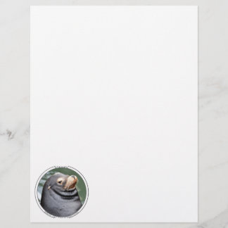 Seal of Disapproval 8.5x11 Stationery Custom Letterhead