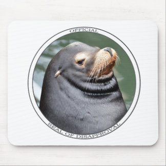 Seal of Disapproval Mouse Pad