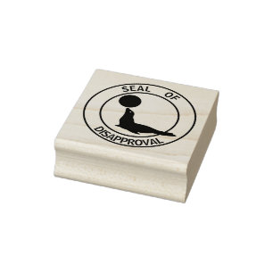 Seal of Disapproval Rubber Stamp