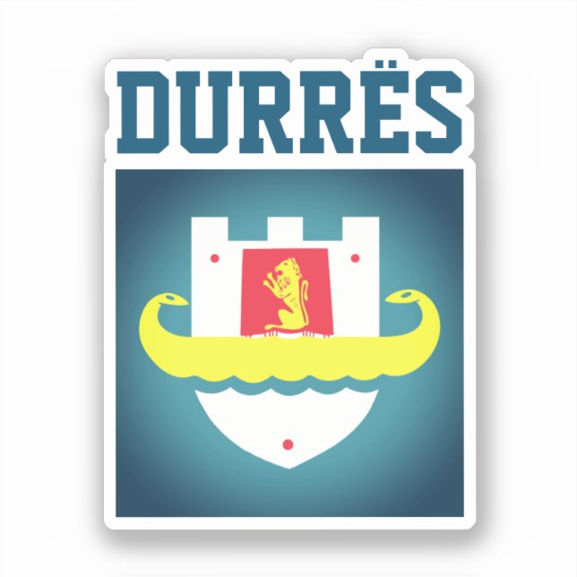 Seal of Durrës, Albania (Front)