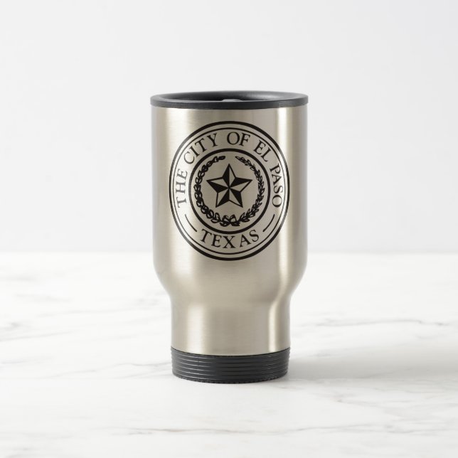 Seal of El Paso Travel Mug (Center)