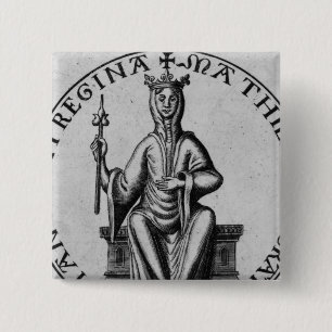 Seal of Empress Matilda 15 Cm Square Badge