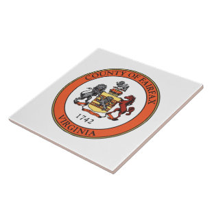 Seal of Fairfax County, Virginia Tile