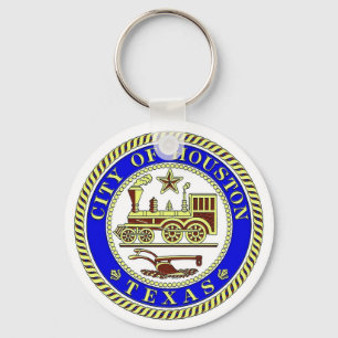 Seal of Houston Key Ring