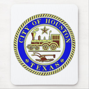 Seal of Houston Mouse Mat
