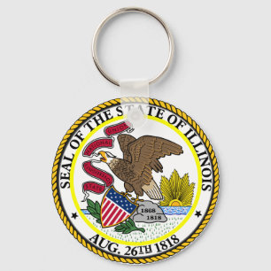Seal of Illinois Key Ring