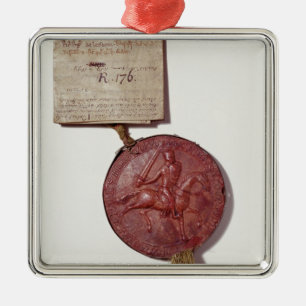 Seal of King Richard I Metal Tree Decoration