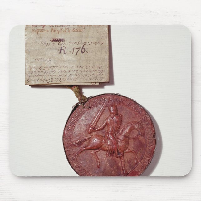 Seal of King Richard I Mouse Mat (Front)
