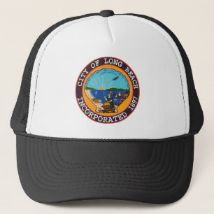 Seal of Long Beach, California Trucker Hat
