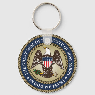 Seal of Mississippi Key Ring