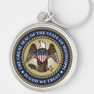 Seal of Mississippi Key Ring