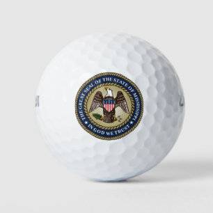 Seal of Mississippi (US State) Golf Balls