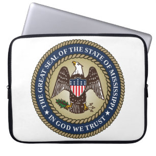 Seal of Mississippi (US State) Laptop Sleeve