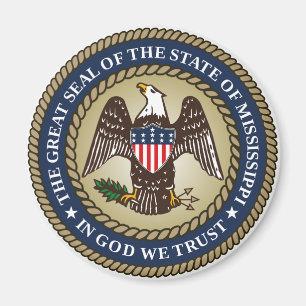 Seal of Mississippi (US State) Magnet