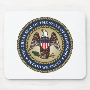 Seal of Mississippi (US State) Mouse Mat