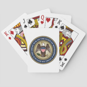 Seal of Mississippi (US State) Playing Cards