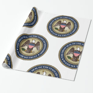 Seal of Mississippi Wrapping Paper