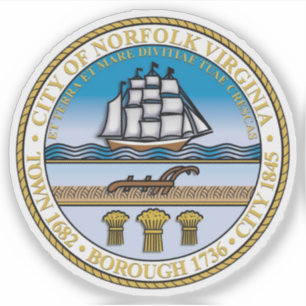 Seal of Norfolk, Virginia, USA