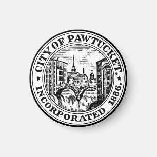 Seal of Pawtucket, Rhode Island Magnet