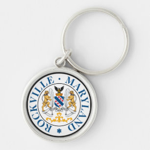 Seal of Rockville, Maryland Key Ring