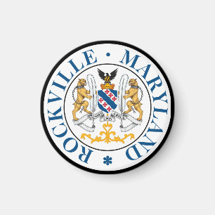 Seal of Rockville, Maryland Magnet