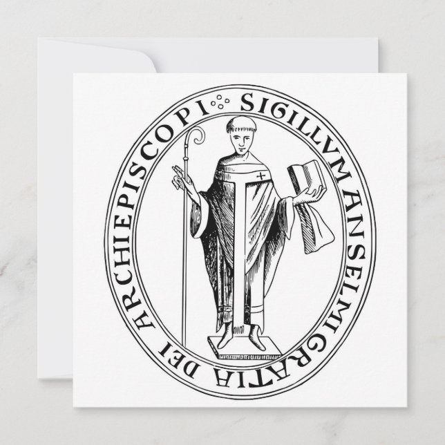 Seal of Saint Anselm of Canterbury (Front)