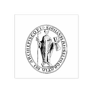 Seal of Saint Anselm of Canterbury Rubber Stamp