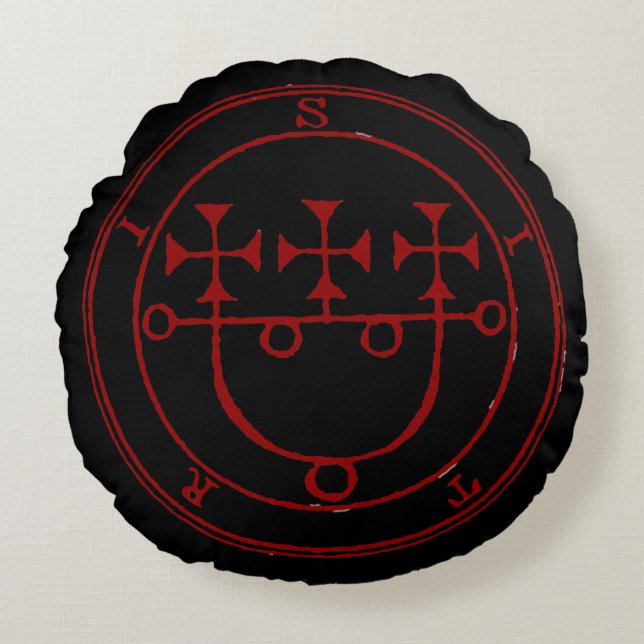 Seal of Sitri Ultimate symbol Custom Round Pillow (Front)