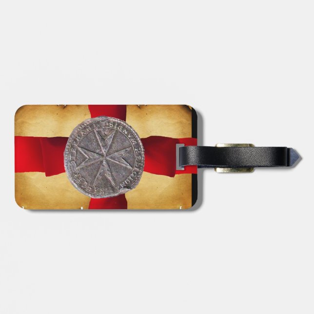 Seal of St. Stephen Tuscany Medici Luggage Tag (Back Horizontal)