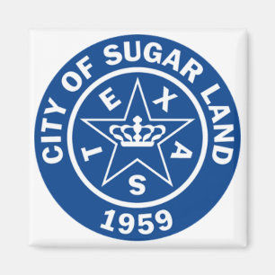Seal of Sugar Land (Texas) Magnet