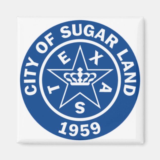 Seal of Sugar Land (Texas) Magnet (Front)