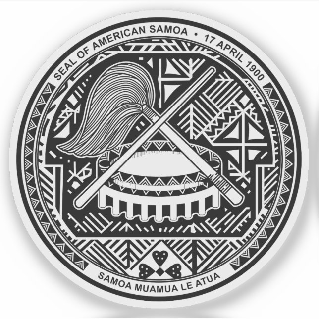 Seal of the American Samoa territory, USA (Front)
